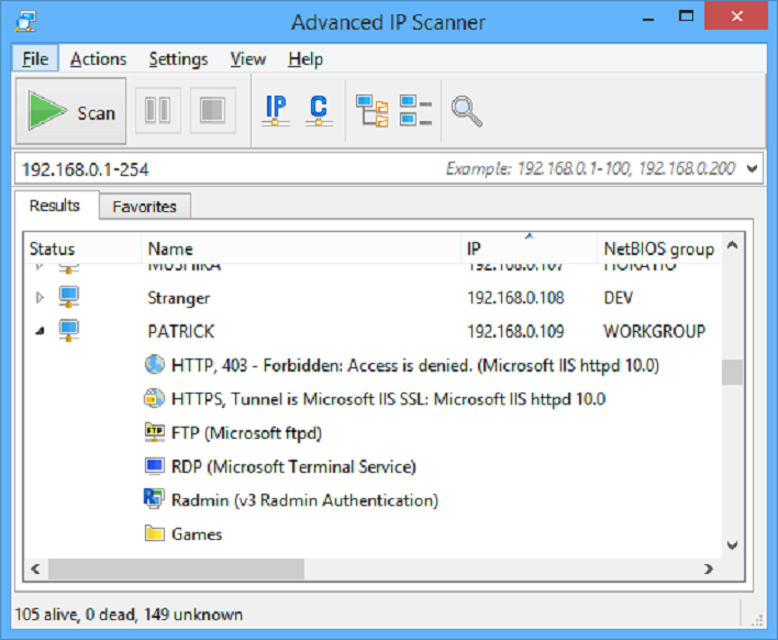  We Review Advanced IP Scanner 2.5 By Famatech