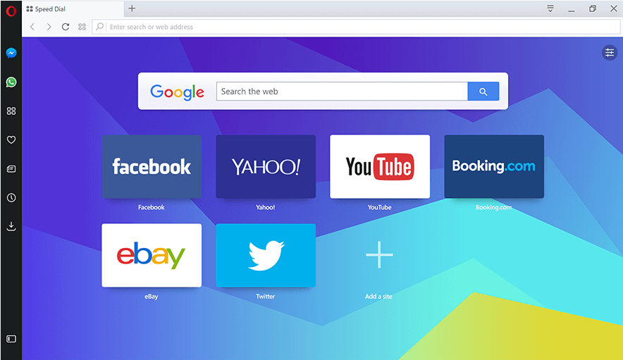 opera web browser operating system