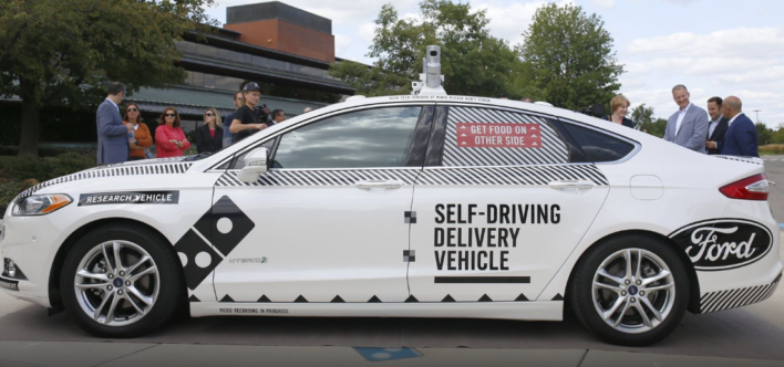 Ford Self Driving Cars To Deliver Domino’s Pizza In Michigan