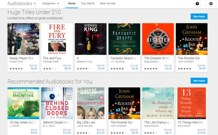 Google Now Sells Audiobooks… Is That A Good Thing?
