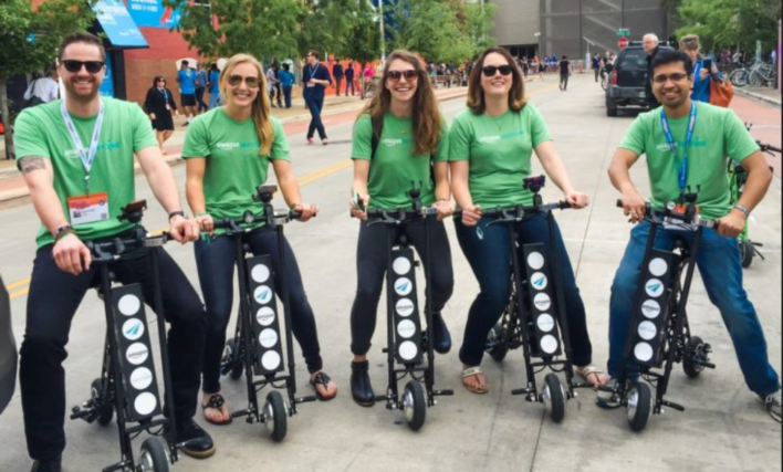 Auburn University starts new share program with URB-E electric scooters.