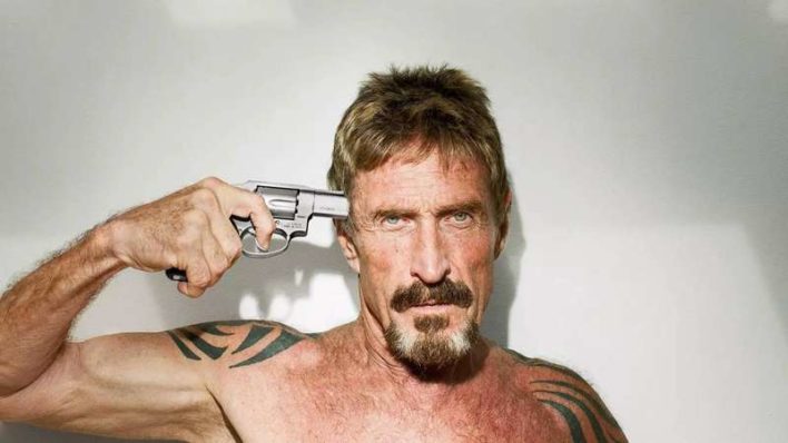 John McAfee Claims Poisoning Was Deliberate Ploy By Enemies