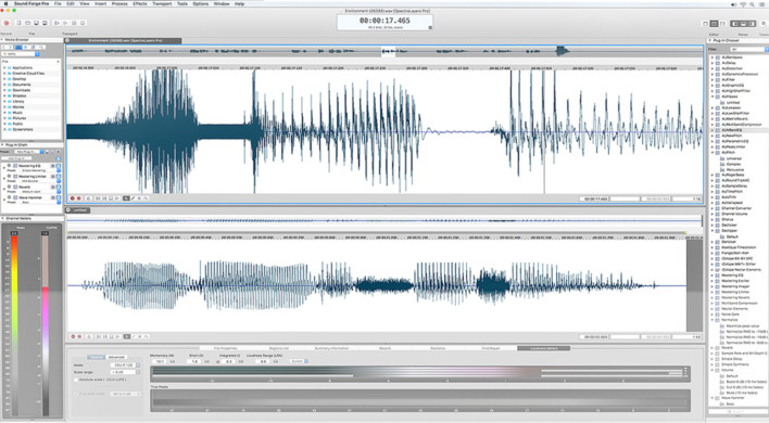 Sound Forge Pro Mac 3 screenshot