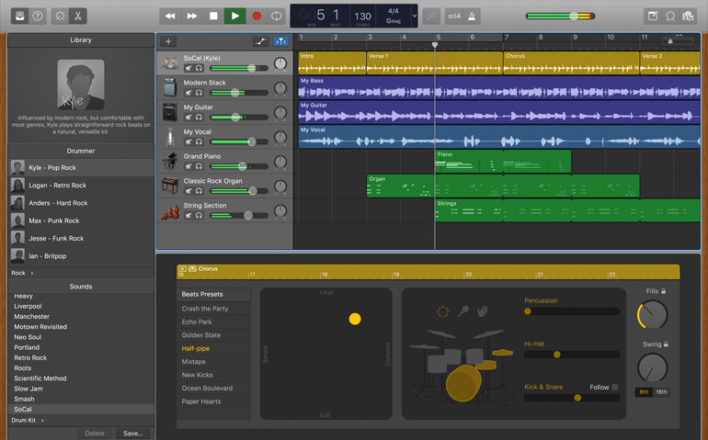 Garageband record streaming audio