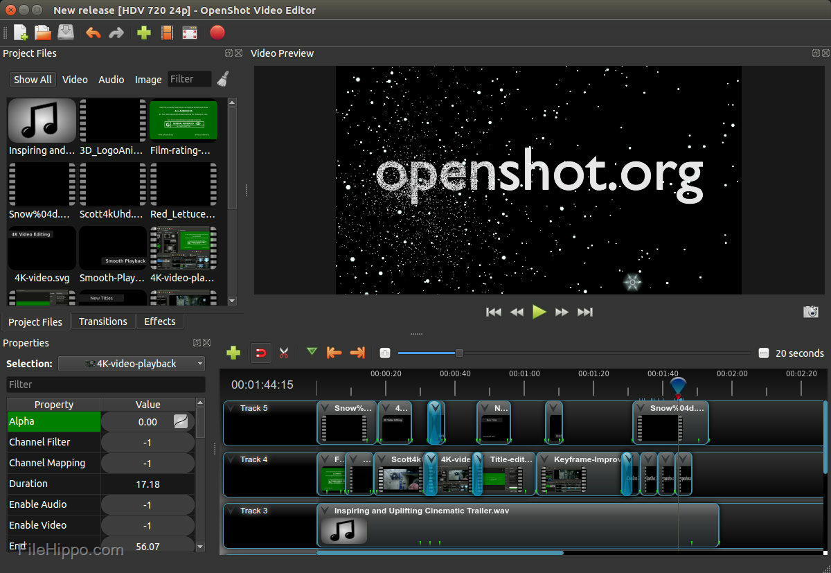 openshot video editor download for mac