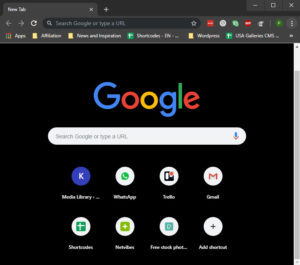 وضع التصفح المتخفي في وضع Chrome المظلم