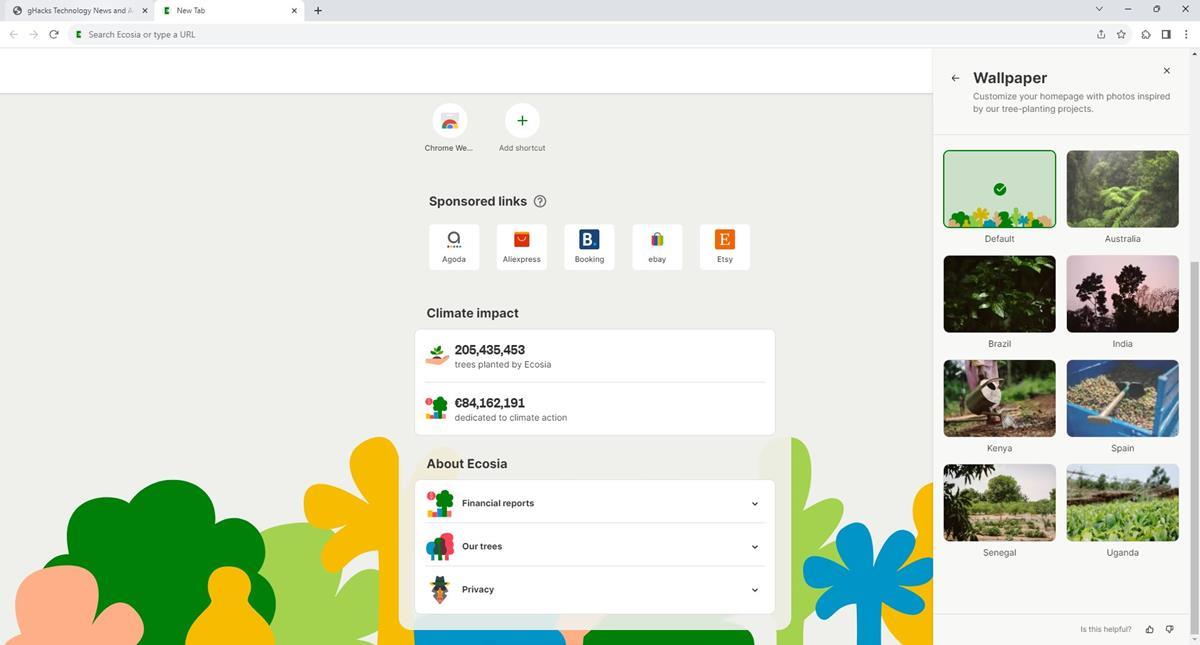 Eco-friendly search Ecosia launches web browser for desktop