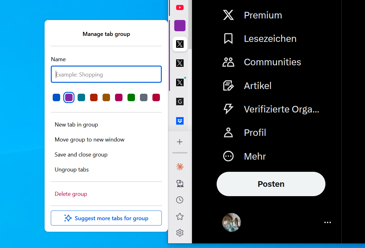 Firefox 141 brings an AI-powered tab management feature