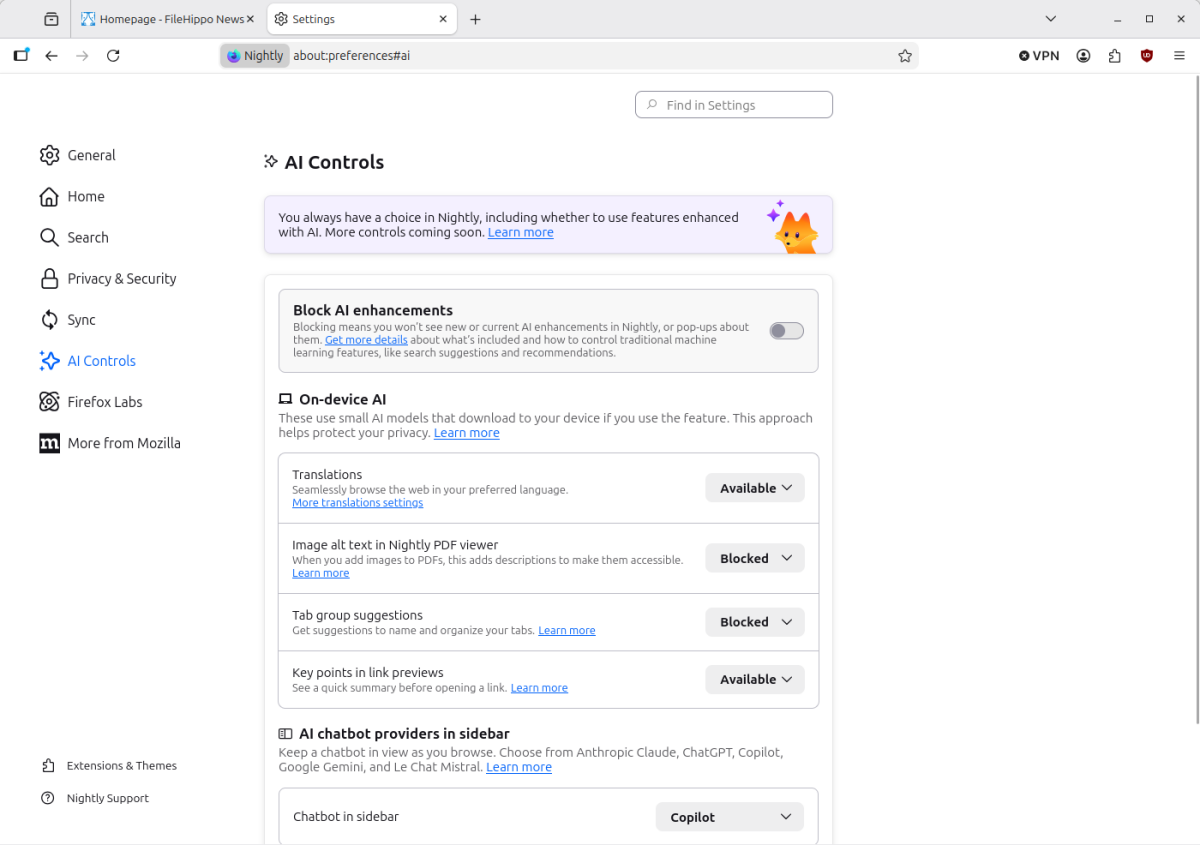Firefox 148 to add an AI kill switch