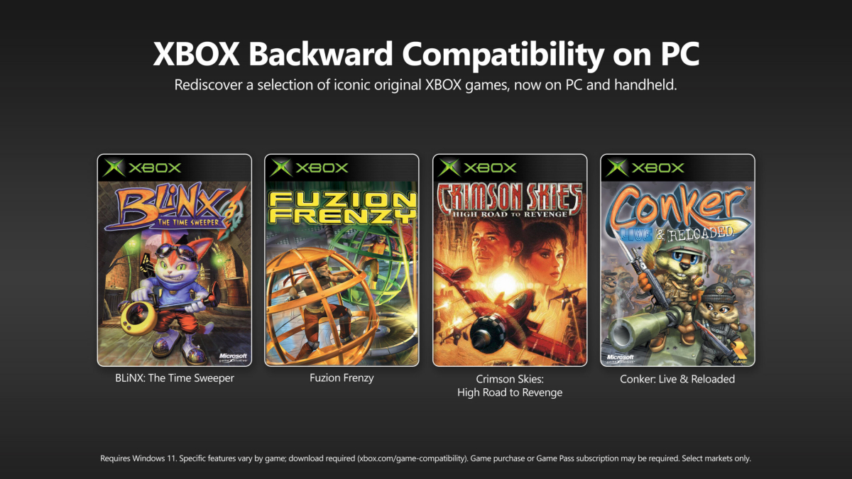 Microsoft đang đưa các trò chơi XBOX cũ lên PC thông qua khả năng tương thích ngược
